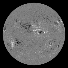 Image of Sun's magnetic field