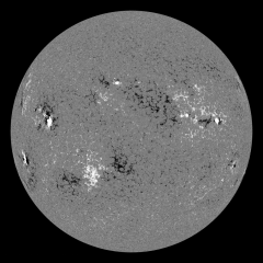 Image of Sun's magnetic field