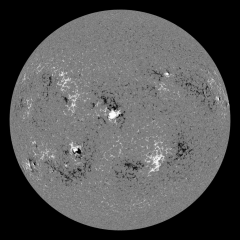 Image of Sun's magnetic field