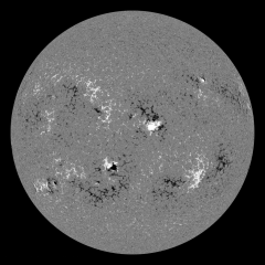 Image of Sun's magnetic field