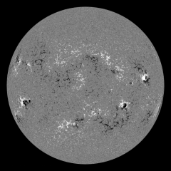 Image of Sun's magnetic field