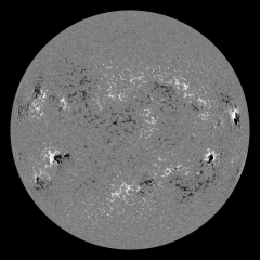 Image of Sun's magnetic field