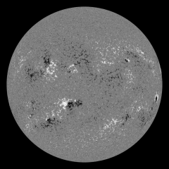 Image of Sun's magnetic field