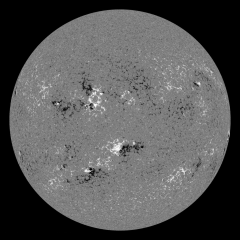 Image of Sun's magnetic field