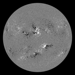 Image of Sun's magnetic field