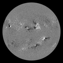 Image of Sun's magnetic field