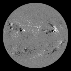 Image of Sun's magnetic field