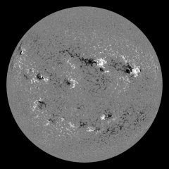 Image of Sun's magnetic field