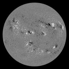 Image of Sun's magnetic field