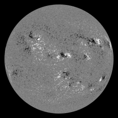 Image of Sun's magnetic field