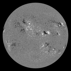 Image of Sun's magnetic field