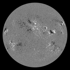 Image of Sun's magnetic field