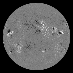 Image of Sun's magnetic field