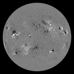 Image of Sun's magnetic field