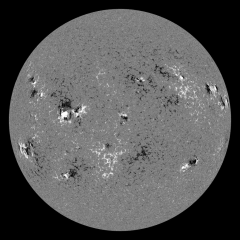 Image of Sun's magnetic field