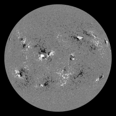 Image of Sun's magnetic field