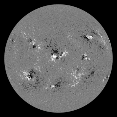 Image of Sun's magnetic field