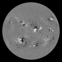 Image of Sun's magnetic field