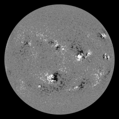 Image of Sun's magnetic field