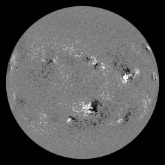 Image of Sun's magnetic field