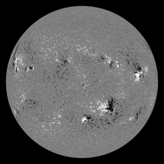 Image of Sun's magnetic field