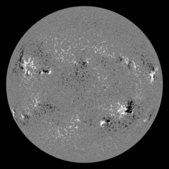 Image of Sun's magnetic field