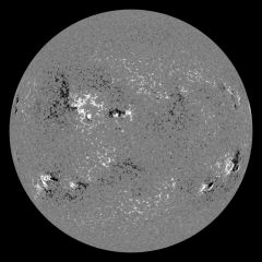 Image of Sun's magnetic field