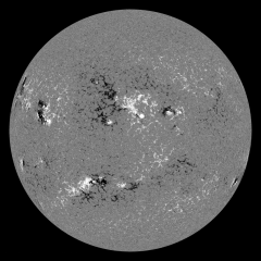 Image of Sun's magnetic field