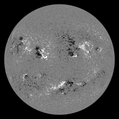 Image of Sun's magnetic field