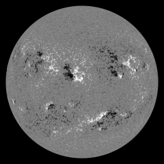 Image of Sun's magnetic field