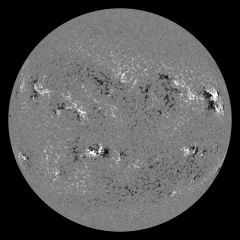 Image of Sun's magnetic field