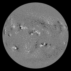 Image of Sun's magnetic field