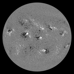 Image of Sun's magnetic field