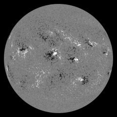 Image of Sun's magnetic field