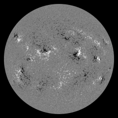 Image of Sun's magnetic field