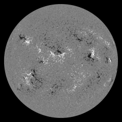 Image of Sun's magnetic field