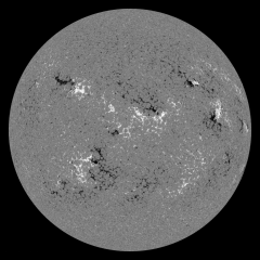 Image of Sun's magnetic field