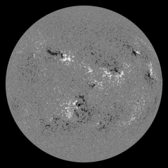 Image of Sun's magnetic field