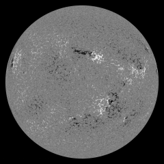 Image of Sun's magnetic field