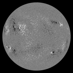 Image of Sun's magnetic field