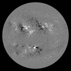 Image of Sun's magnetic field