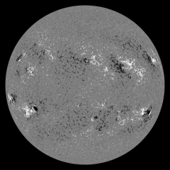 Image of Sun's magnetic field