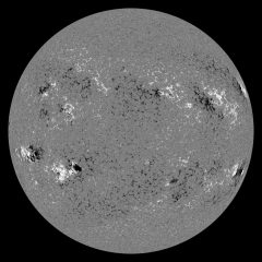 Image of Sun's magnetic field