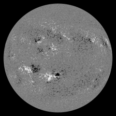 Image of Sun's magnetic field