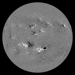 Image of Sun's magnetic field