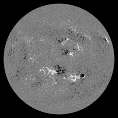 Image of Sun's magnetic field