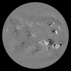 Image of Sun's magnetic field