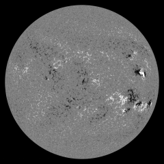 Image of Sun's magnetic field