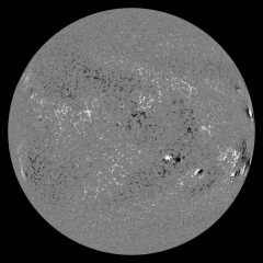 Image of Sun's magnetic field