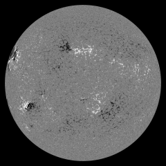 Image of Sun's magnetic field